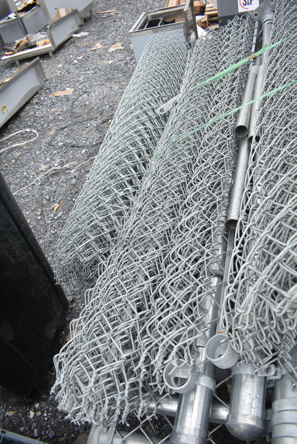 ALL ONE MONEY! Lot of Chain Link Fencing w/ Posts.  - Image 4 of 9