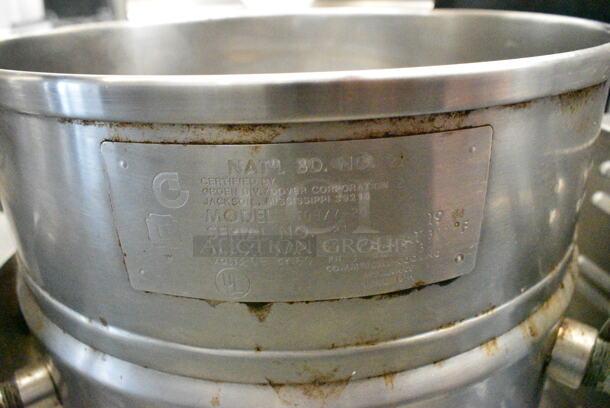 Groen TDB/7-20 Stainless Steel Commercial Countertop Electric Powered 20 Quart Steam Kettle Tilting Kettle. 208 Volts, 3 Phase.  - Image 10 of 12