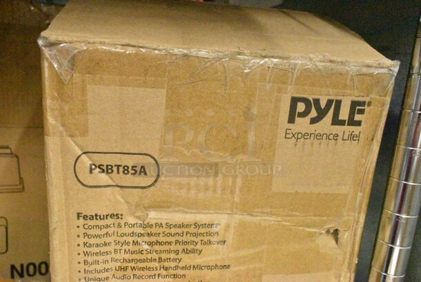4 Various Items Including Nutrichef NCMSJ16 Mason Jars, Pyle PSBT85A 800W Portable Bluetooth PA Speaker 8’’ Subwoofer LED Battery Indicator Lights w/ Built-in Rechargeable Battery, Pro Grill Griddle, Juki MCS-1500N Cover/Chain Stitch Sewing Machine. 4 Times Your Bid!  - Image 7 of 12