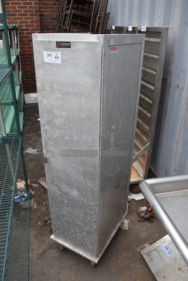 Lockwood Metal Enclosed Pan Rack.  - Image 3 of 5