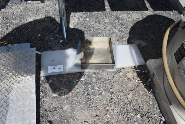 ALL ONE MONEY! Lot of Various Items Including Metal Bin and Cutting Board. - Image 1 of 3