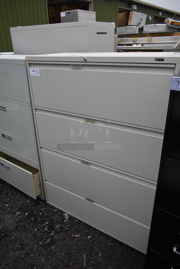 Metal 4 Drawer Filing Cabinet. - Image 1 of 5
