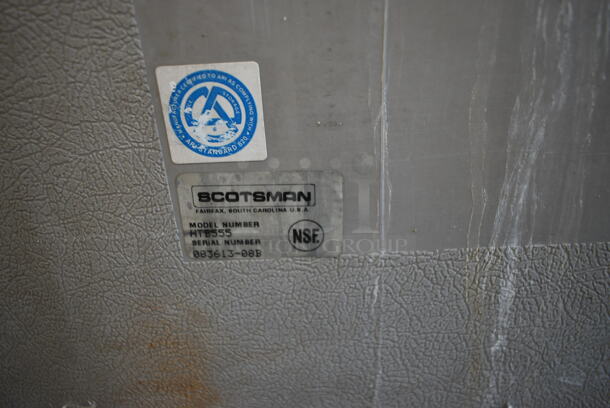 Hoshizaki KM-500MWH Stainless Steel Commercial Ice Machine Head on Scotsman HTB555 Commercial Ice Bin. 115-120 Volts, 1 Phase.  - Image 8 of 8