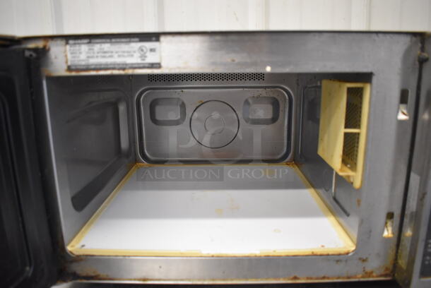 Sharp R-21LCF Stainless Steel Commercial Countertop Microwave Oven. 120 Volts, 1 Phase. 20.5x17x12 - Image 5 of 6