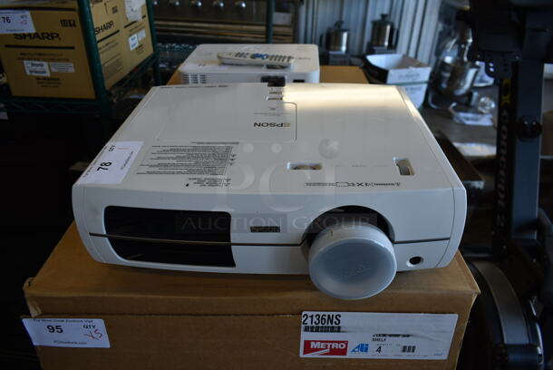 Epson H337A LCD Projector. 100-240 Volts, 1 Phase.  - Image 9 of 9