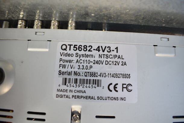 Qsee QT5682-4V3-1 Video System w/ 3 Cameras and Wiring - Image 6 of 6