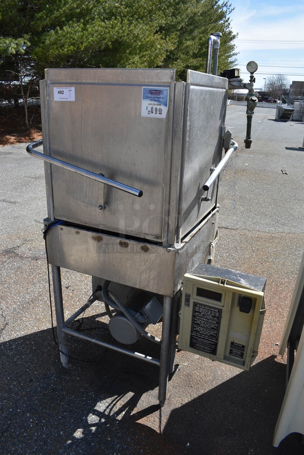 Hobart Model AM14 Stainless Steel Commercial Pass Through Dishwasher. 208-220 Volts, 1 Phase. 42x30x67 - Image 2 of 7