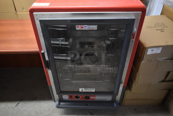 2013 Metro C535-HFC-U Stainless Steel Commercial Heated Holding Cabinet on Commercial Casters. 120 Volts, 1 Phase. 