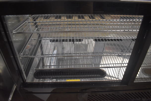 BRAND NEW SCRATCH AND DENT! Avantco BCC-48-HC 48" Black Refrigerated Countertop Bakery Display Case with LED Lighting. 115 Volts 1 Phase. Tested and Working! - Image 6 of 9