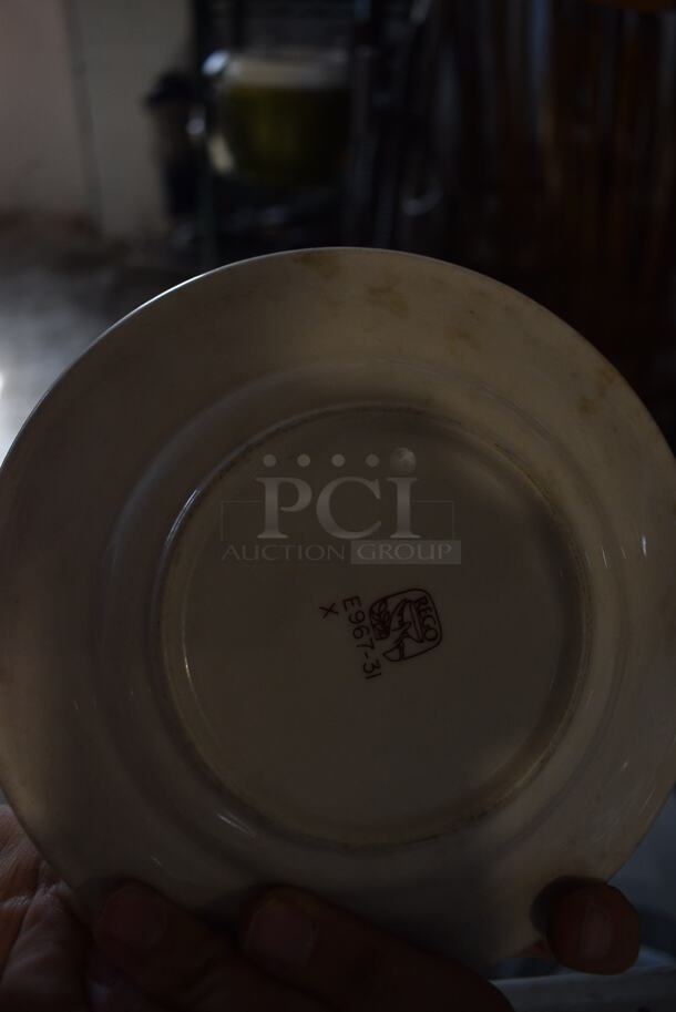 17 White Ceramic Plates. 6.5x6.5x1. 17 Times Your Bid! - Image 3 of 3