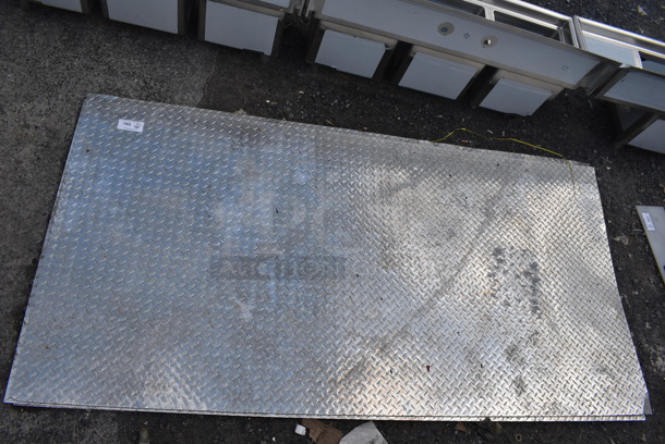 6 Metal Diamond Plate Sheets. 6 Times Your Bid! - Image 1 of 5