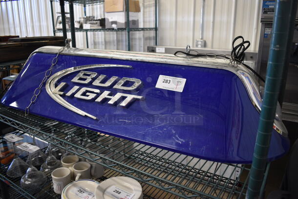 Bud Light Ceiling Mount Light Fixture. 54x20x10 - Image 2 of 4