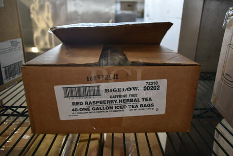 Box of BRAND NEW Red Raspberry Herbal Tea Bags