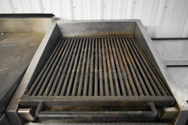 MagiKitch'n MEA 82-03-E Commercial Stainless Steel Natural Gas Powered Charbroiler  On Commercial Casters. - Image 6 of 6