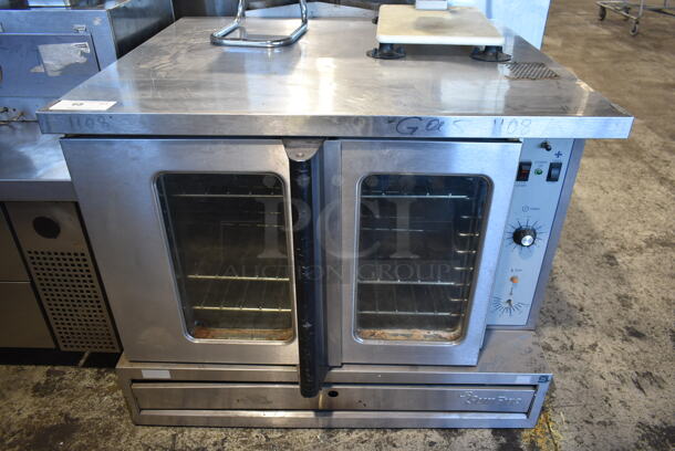 Garland SunFire BDG-1 Stainless Steel Commercial Full Size Convection Oven w/ 2 View Through Doors, Metal Oven Racks and Thermostatic Controls.  - Image 1 of 7