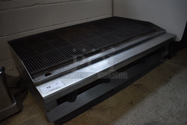 Thermatek Stainless Steel Commercial Countertop  Natural Gas Powered Charbroiler Grill. 48x31x14.5 - Image 5 of 7