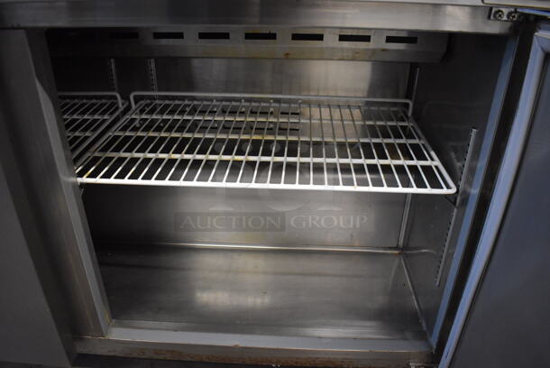 Kelvinator KCST60.16 Stainless Steel Commercial Sandwich Salad Prep Table Bain Marie Mega Top on Commercial Casters. 115 Volts, 1 Phase. 60.5x30.5x42. Tested and Working! - Image 7 of 7