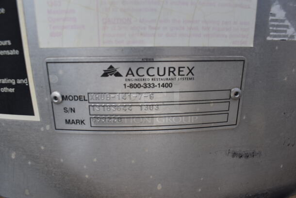 Accurex XRUB-141-7-G Metal Commercial Rooftop Mushroom Exhaust Fan. 208-240 Volts, 1 Phase.No Lid. - Image 7 of 7