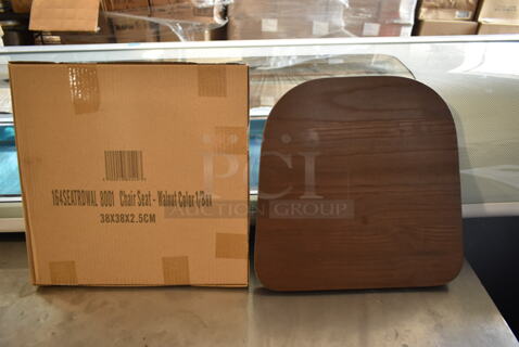 20 BRAND NEW IN BOX! 164SEATRDWAL Wooden  Walnut Seats. 20 Times Your Bid!