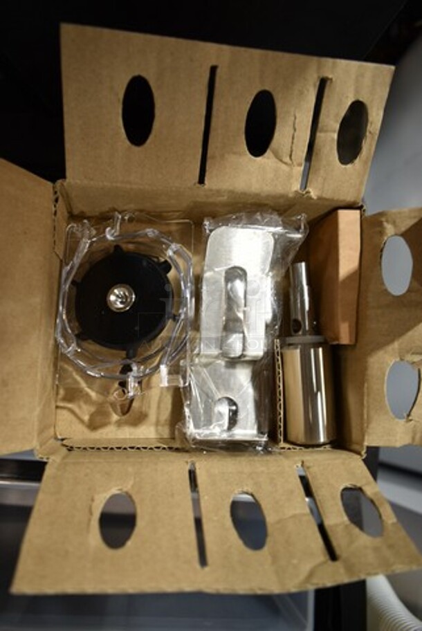 BRAND NEW SCRATCH AND DENT! 2022 Crathco C-3D-16 Metal Commercial Countertop G-Cool Focus Flavor Triple Bowl Premix Cold Beverage Dispenser with (1) 5 Gallon Hopper and (2) 2.4 Gallon Hoppers. Tested and Working! - Image 8 of 11