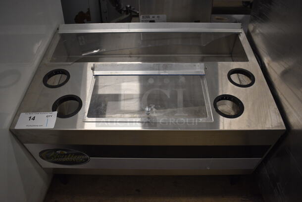 Creatine Serving Stainless Steel Countertop Unit. 27.5x20x20