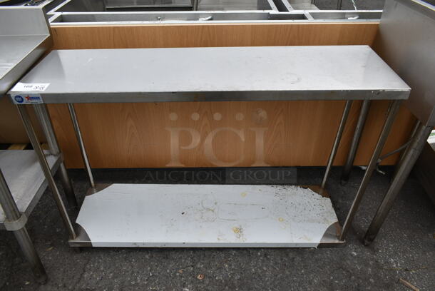 Omcan Stainless Steel Commercial Table w/ Under Shelf. - Image 1 of 5