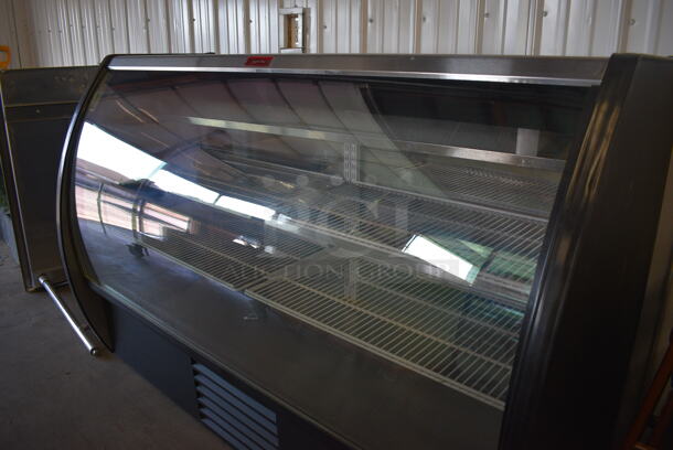McCray Metal Commercial Floor Style Deli Display Case Merchandiser w/ Poly Coated Racks. 72x30x59. Tested and Working! - Image 3 of 5