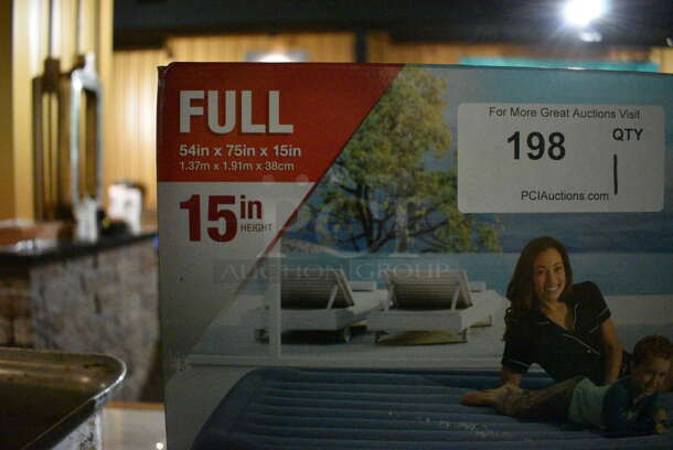 IN ORIGINAL BOX! Intex Full Size Inflatable Mattress. (bar) - Image 3 of 5