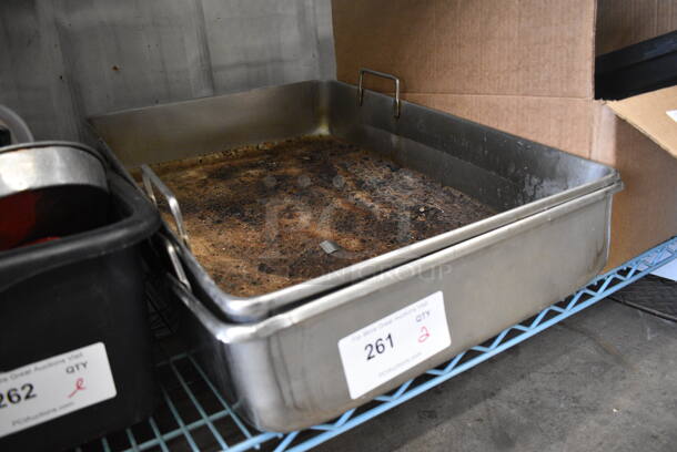 2 Metal Bins. 17x23x5. 2 Times Your Bid! - Image 3 of 3