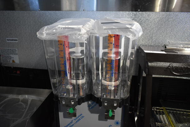 BRAND NEW SCRATCH AND DENT! 2023 Narvon JETCOF 240M Stainless Steel Commercial Double 5 Gallon Bowl Refrigerated Beverage Dispenser. 120 Volts, 1 Phase. Tested and Working! - Image 3 of 5