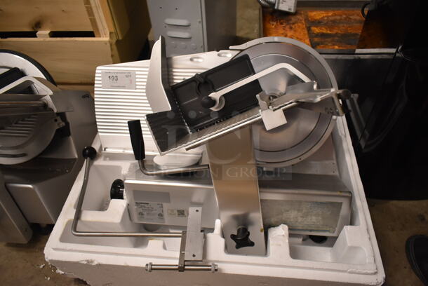 Bizerba GSP HD Metal Commercial Countertop Meat Slicer. 120 Volts, 1 Phase. Tested and Working! - Item #1113326