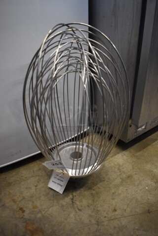 Avantco 177MX60 Metal Commercial 60 Quart Whisk Attachment for Mixer. 11x11x19