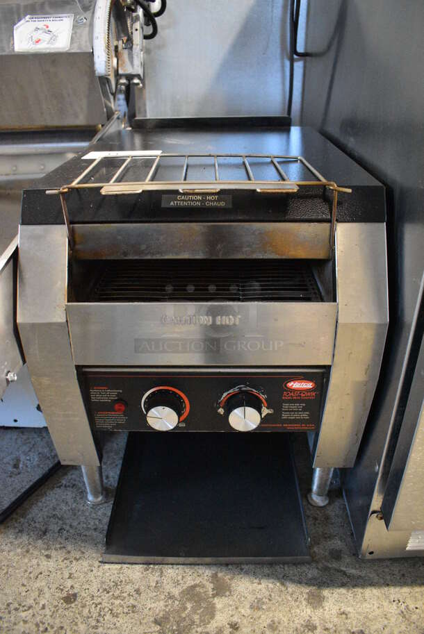 Hatco TQ-20BA Stainless Steel Commercial Countertop Electric Powered Conveyor Oven. 208 Volts, 1 Phase. 14x22x18