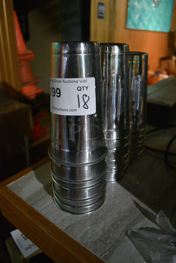 18 Metal Mixing Cups. 4x4x7. 18 Times Your Bid! (bar) - Image 3 of 3