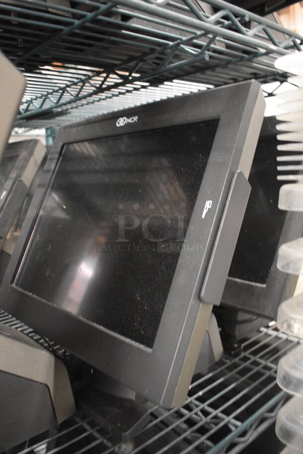 3 NCR 15" POS Monitors w/ Credit Card Strip Reader. 3 Times Your Bid! - Image 3 of 5