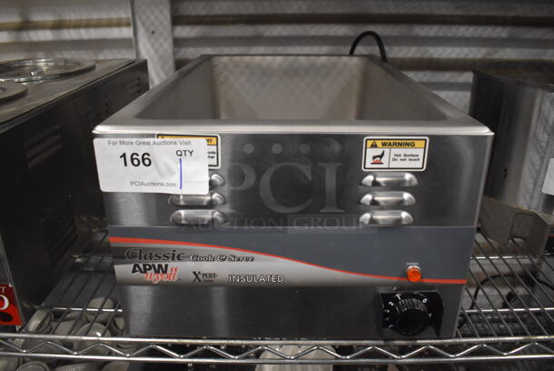 APW Wyott CW-2AI Stainless Steel Commercial Countertop Food Warmer. 120 Volts, 1 Phase. 14x23x9.5. Tested and Working!