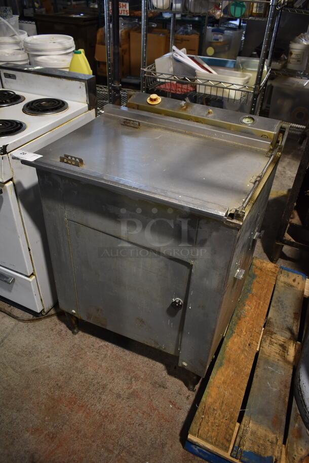 Belshaw 618 Metal Commercial Floor Style Electric Powered Donut Fryer. 208 Volts, 3 Phase.