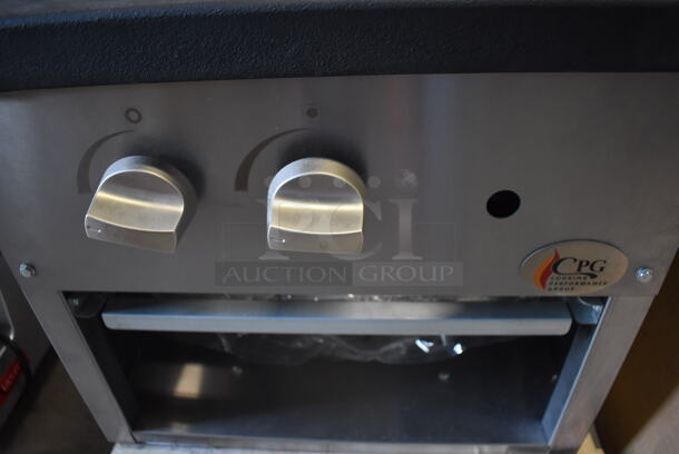 BRAND NEW SCRATCH AND DENT! CPG 351CPGSP18L Stainless Steel Commercial Countertop Propane Gas Powered Single Burner Stock Pot Range. 80,000 BTU. 18x20x19 - Image 4 of 8