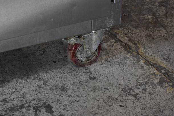 2018 Leader ESLM48S/C Stainless Steel Commercial 3 Door Undercounter Cooler on Commercial Casters. 115 Volts, 1 Phase. Tested and Working! - Image 5 of 9