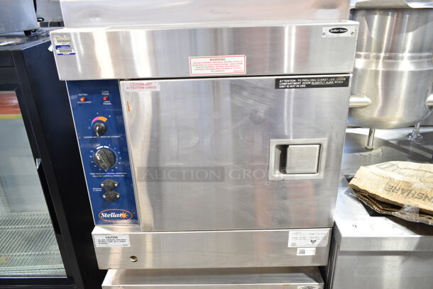2 Stellar Altair Stainless Steel Commercial Electric Powered Single Deck Steam Cabinet. 480 Volts, 3 Phase. 2 Times Your Bid!  - Image 2 of 9
