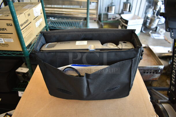 Epson EMP-X3 Projector in Bag. 100-240 Volts, 1 Phase.  - Image 2 of 10