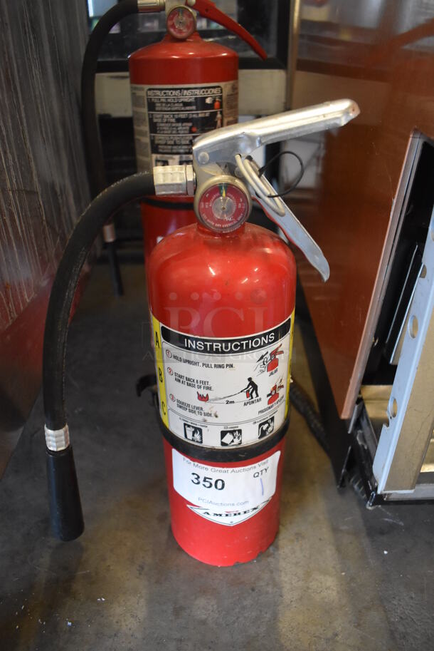 Amerex Fire Extinguisher. 7x4.5x15. Buyer Must Pick Up - We Will Not Ship This Item