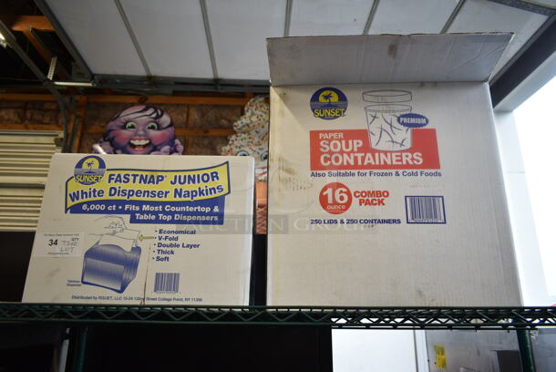 ALL ONE MONEY! Tier Lot of Various Items Including Napkins and Cups - Image 1 of 3