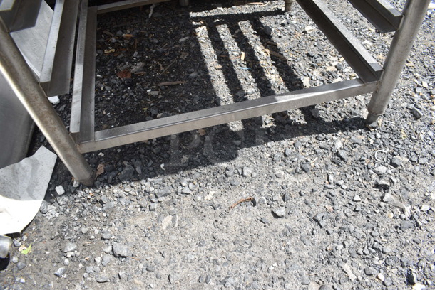Stainless Steel Table w/ Pan Rack. - Image 5 of 5
