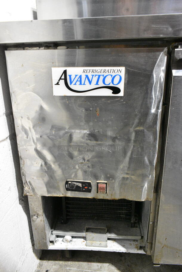 2023 Avantco 178SSPPT260 Stainless Steel Commercial Pizza Prep Table on Commercial Casters. 115 Volts, 1 Phase. Tested and Working! - Image 3 of 10