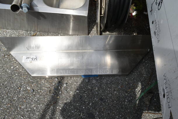 Stainless Steel Panel w/ Back Splash.  - Image 1 of 1
