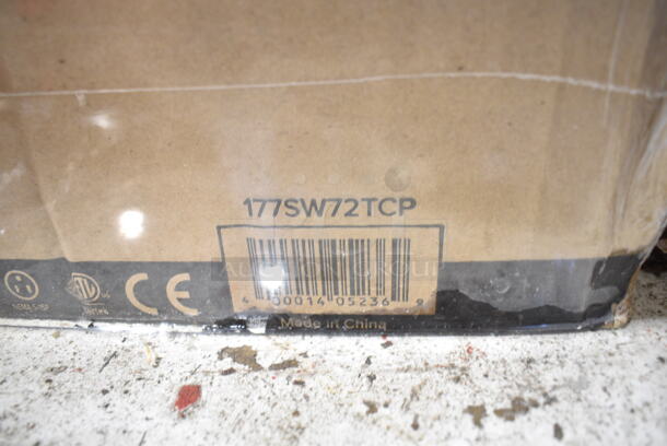 BRAND NEW IN BOX! Avantco 177SW72TCP Stainless Steel Commercial 72" High Wattage Strip Warmer. 120 Volts, 1 Phase.  - Image 2 of 2