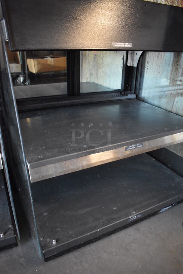Metal Commercial Countertop Heated 2 Tier Display Case Merchandiser. 26x21x28.5. Cannot Test Due To Plug Style - Image 5 of 5