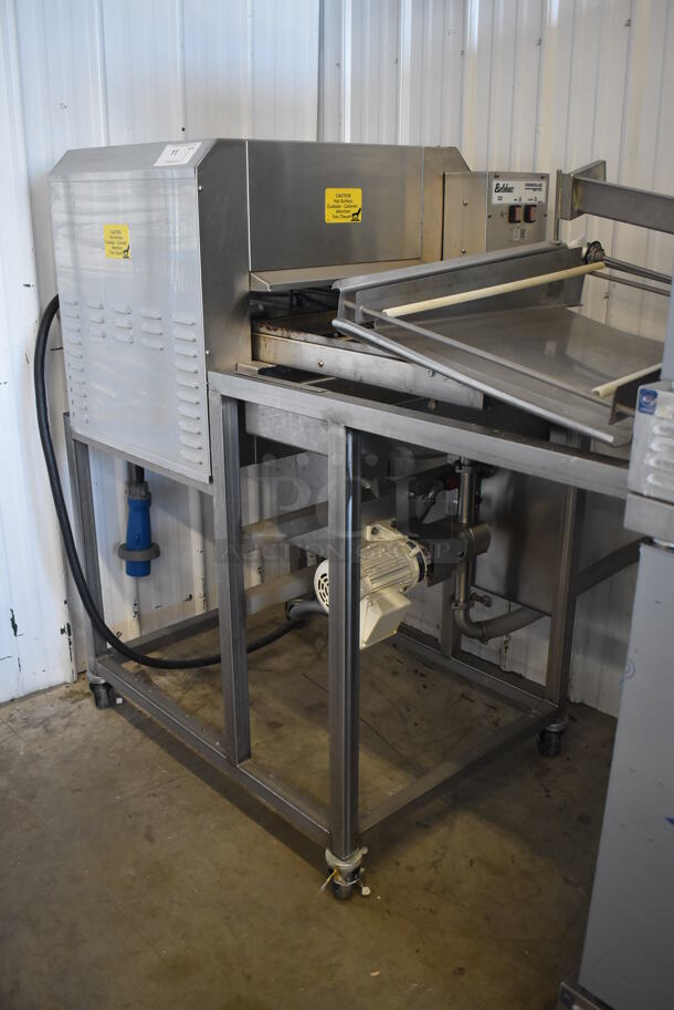 Belshaw Adamatic TG-50 Stainless Steel Commercial Floor Style Thermoglaze Icing Machine on Commercial Casters. 208 Volts, 1 Phase. 61x34x54.5 - Image 5 of 8