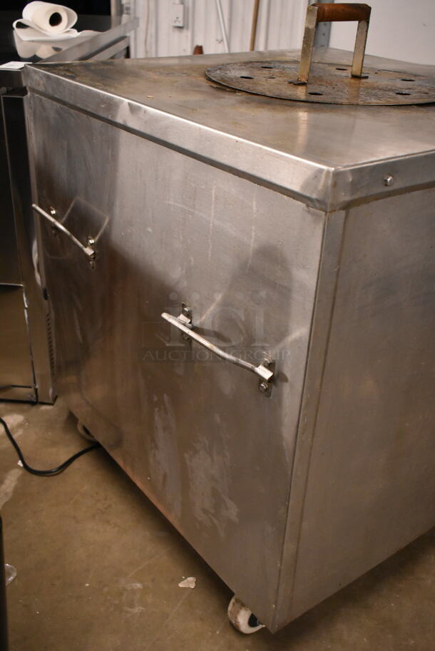Stainless Steel Commercial Tandoor Tandoori Oven on Commercial Casters.  - Image 8 of 8